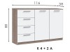 Комод К4 + 2A